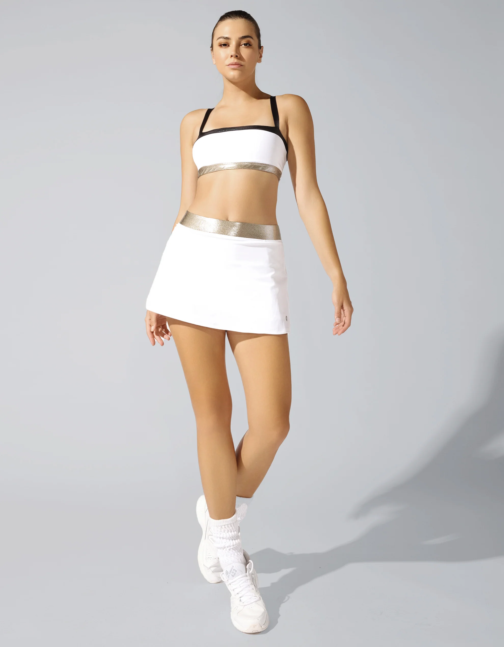 Ace Tennis Skirt [ White ] - Image 3