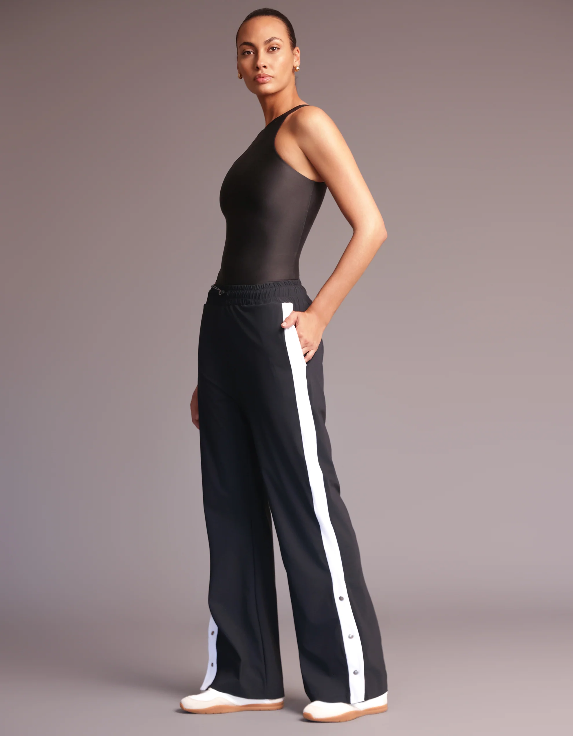ALBA PANTS [Black with White] - Image 5