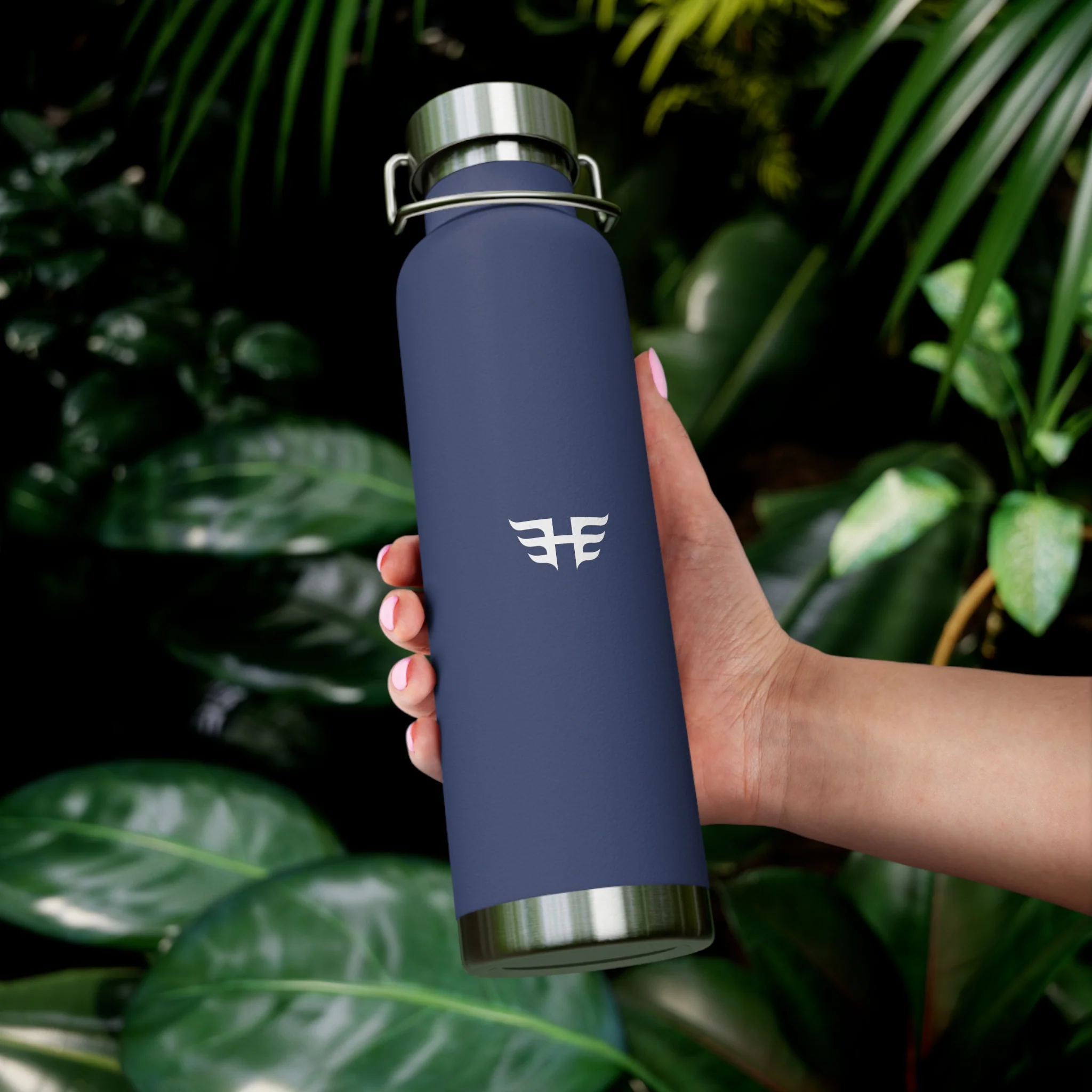 H Insulated Water Bottle [Navy] - Image 4