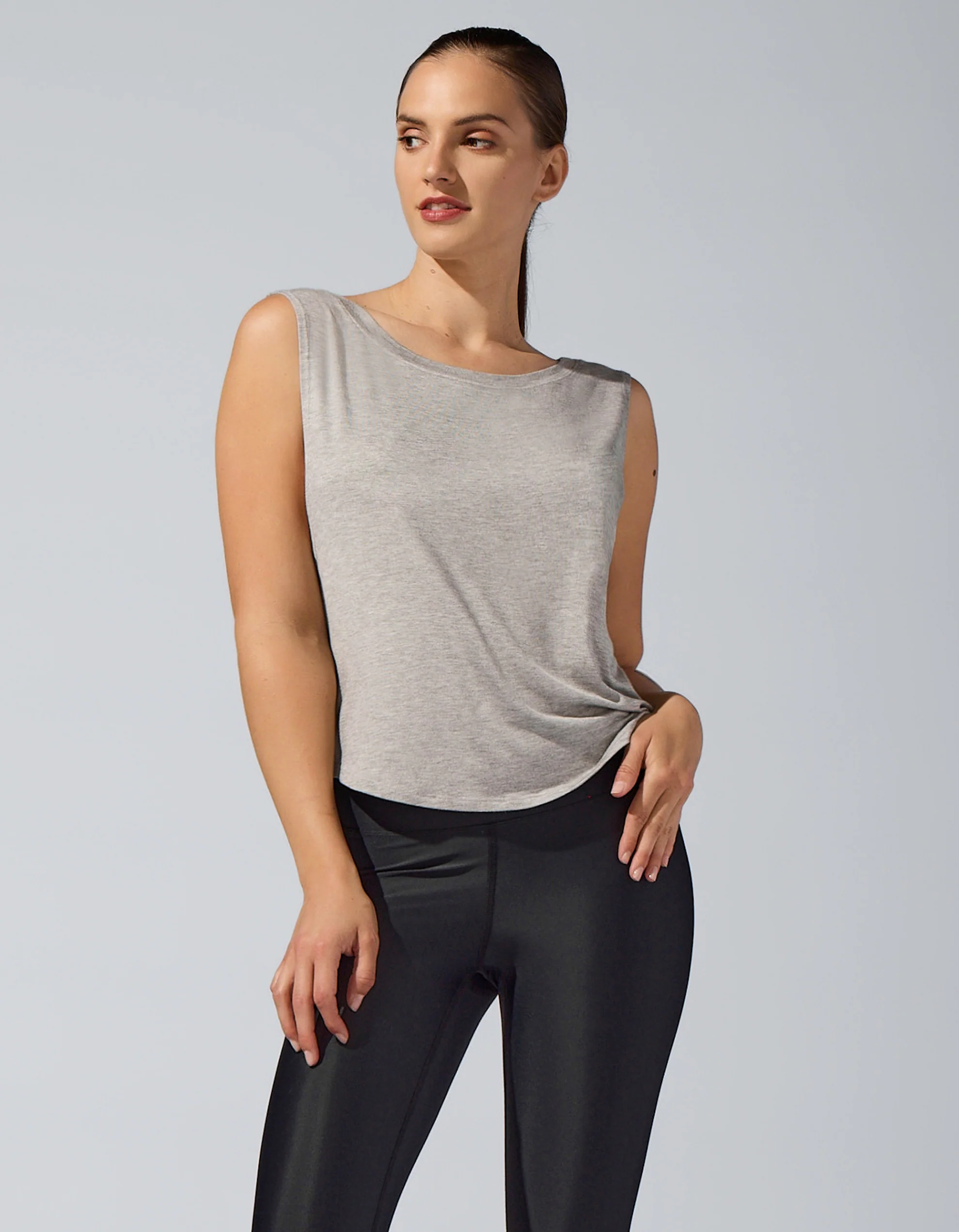 Jersey Base Tank [Heather Grey] - Image 3