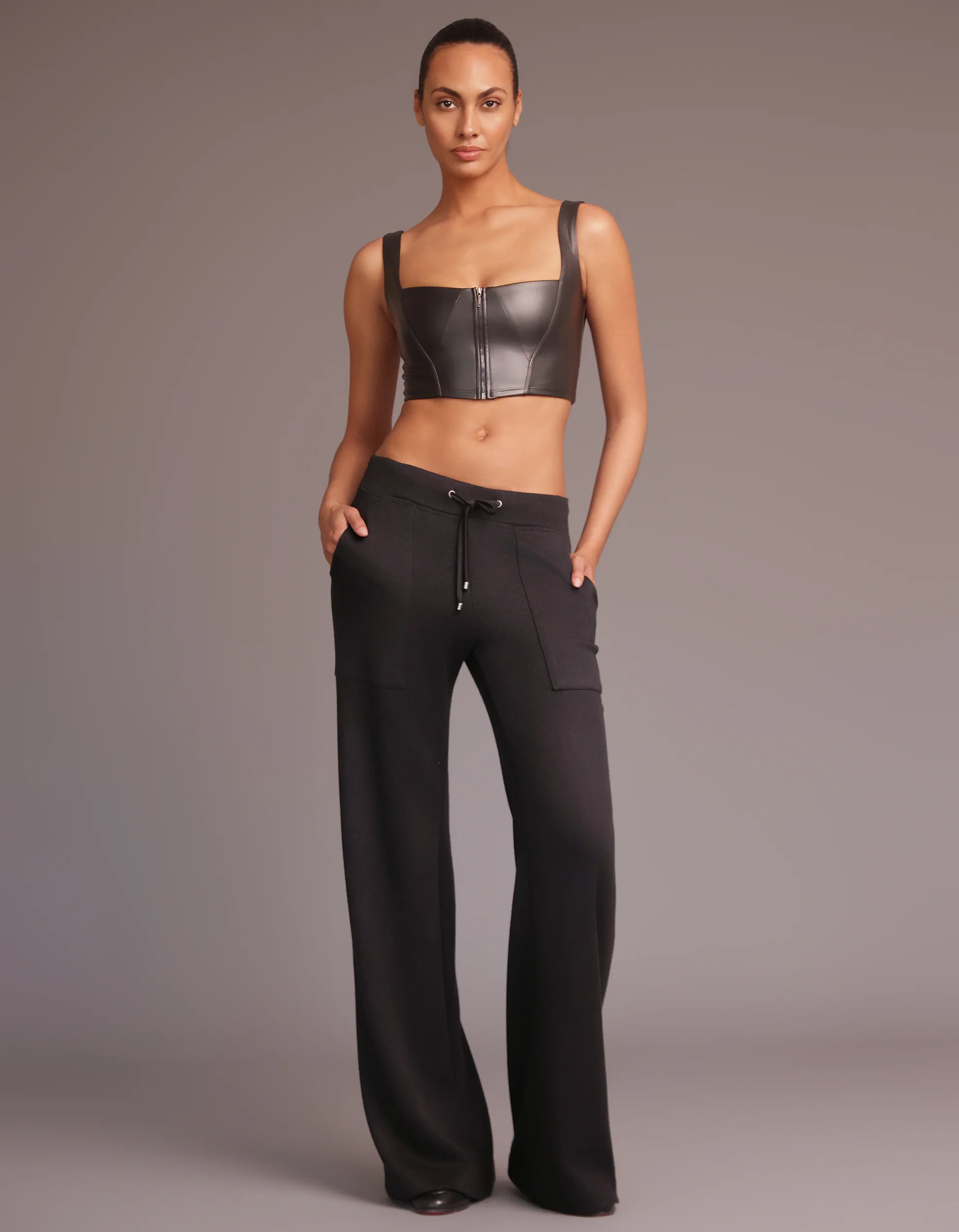 PLUSH PANTS [BLACK] - Image 3