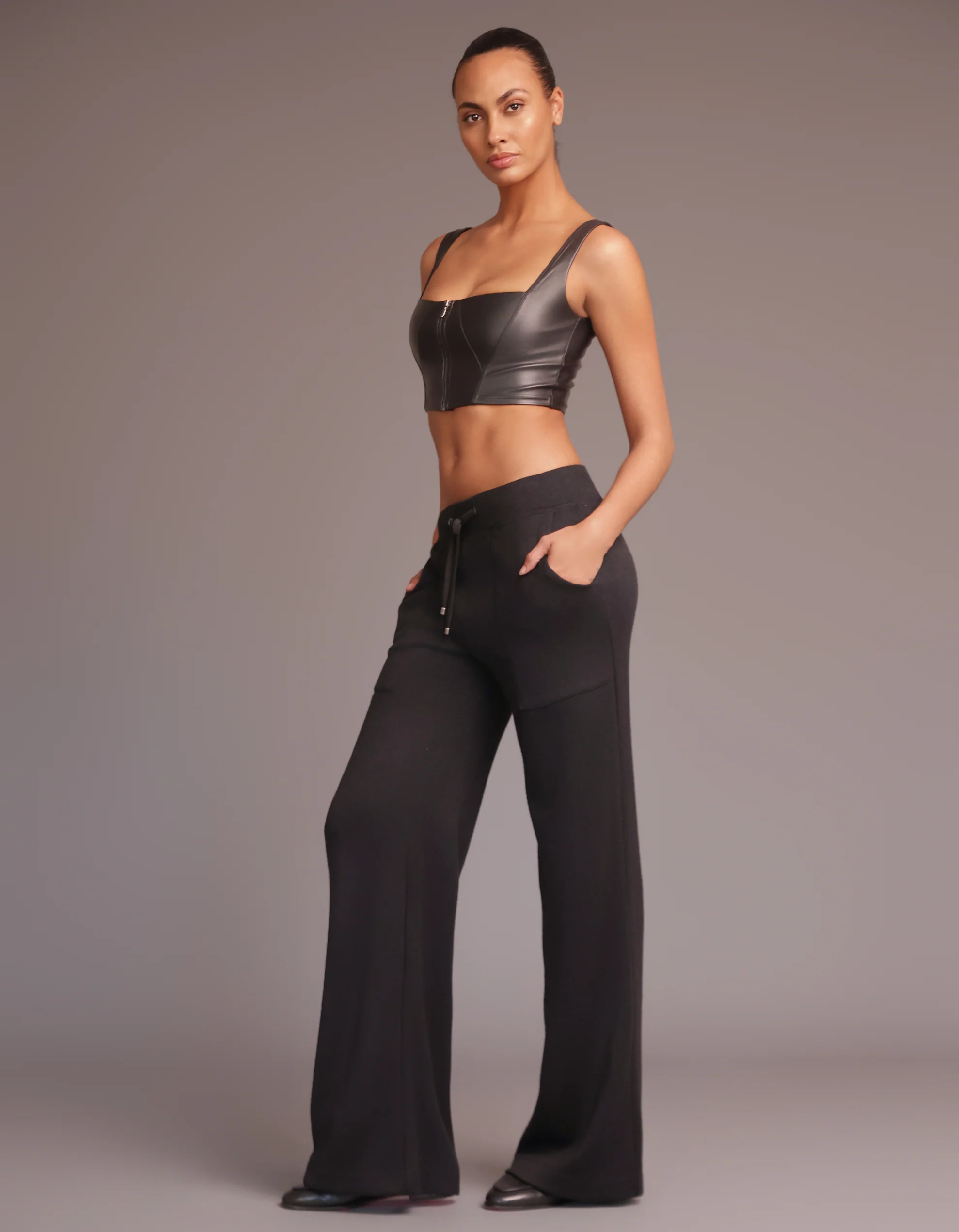 PLUSH PANTS [BLACK] - Image 4