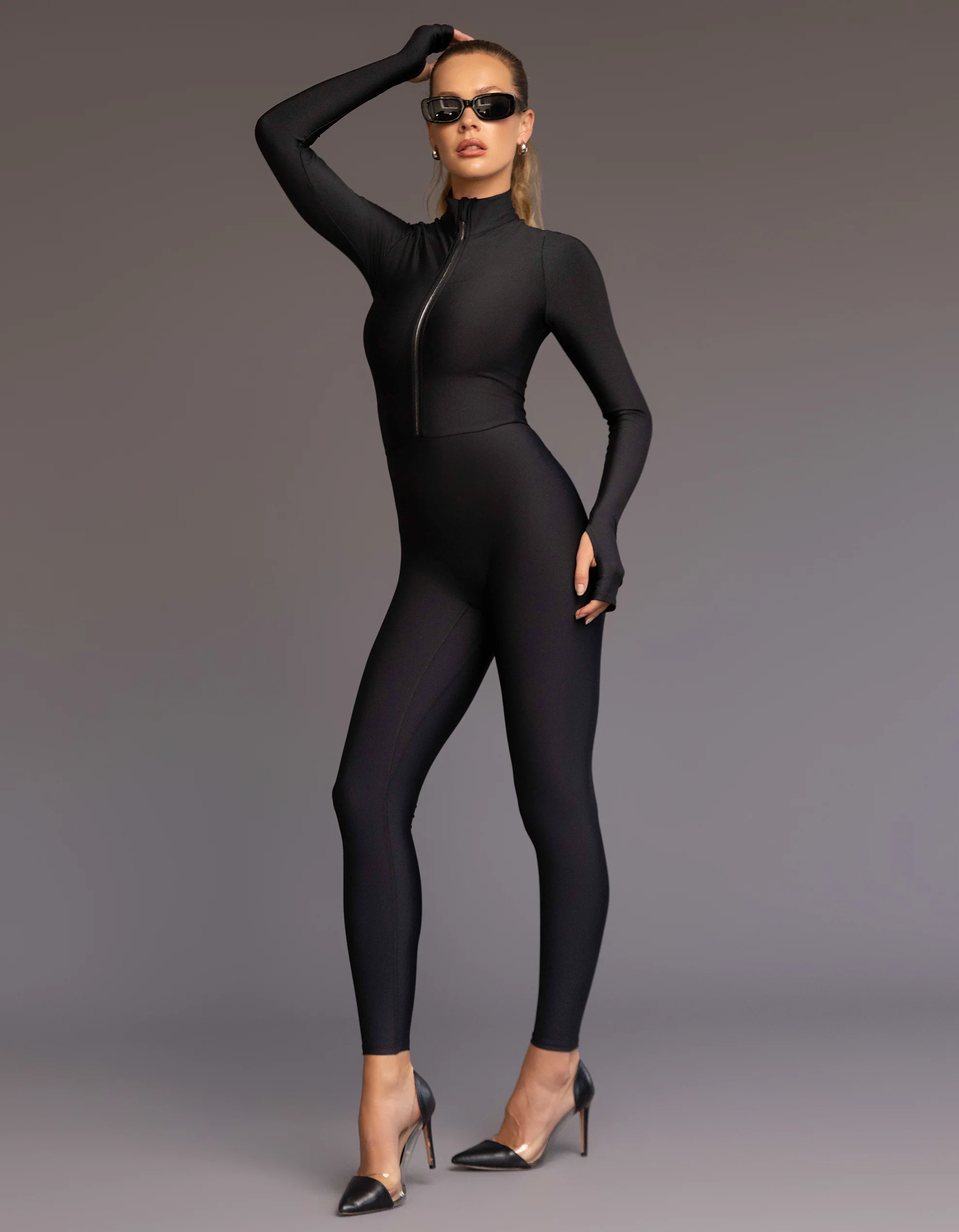 ZIP UP Suit [BLACK] - Image 3
